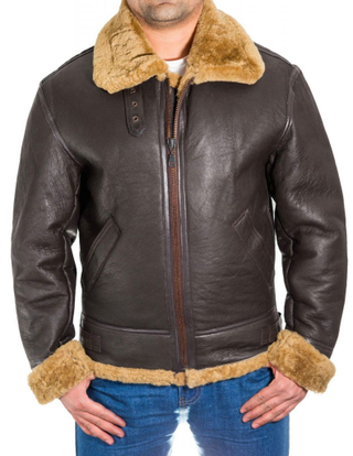 Illustration for article titled Men RAF Shearling Jacket